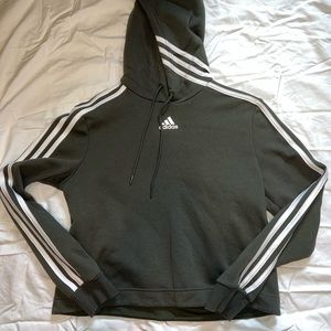 Adidas Cropped Hoodie Size Small